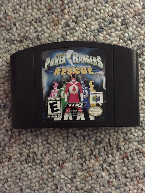 Saban's Power Rangers: Lightspeed Rescue (Nintendo 64, 2000) CARTRIDGE ONLY