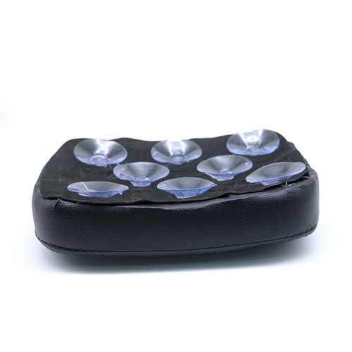 Asiento de pasajero negro 8 ventosas Cross Pillion motocicleta para Harley Touring - Imagen 4 de 6