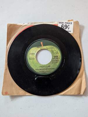 PAUL McCARTNEY & WINGS - Junior's Farm - Sally G Apple Records (7 in, 45 RPM, Si