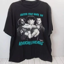 THE THREE STOOGES KNUCKLEHEADS Shirt Classic Black Unisex S-5XL