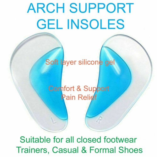 HEEL INSOLE SUPPORT ORTHOTIC PLANTAR FASCIITIS SHOE ARCH FEET FLAT FOOT