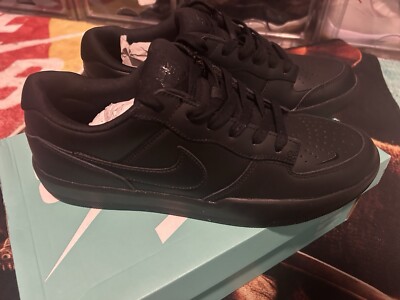 Size 11 - Nike Force 58 Premium SB Triple Black Dh7505-001 Combo Af1 Sb Dunk