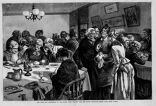 THE CHAPIN HOME FOR THE AGED AND INFIRM DINNER-HOUR NEW YOK CITY WORTHY CHARITY