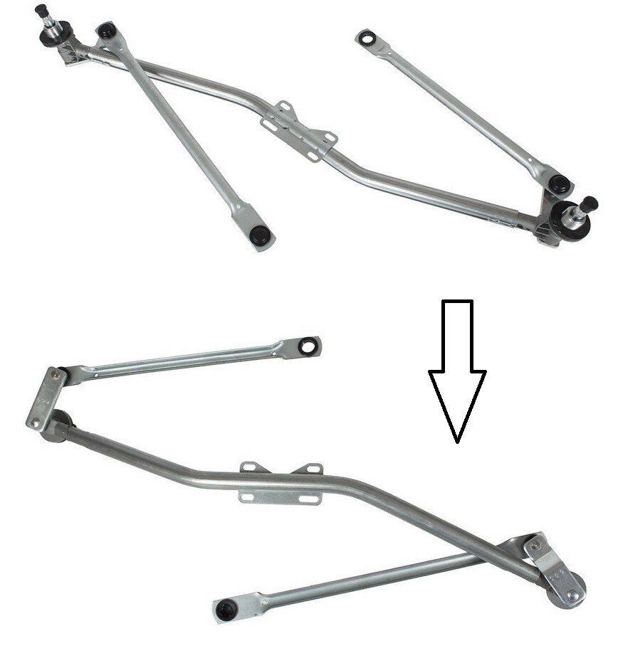 Mécanisme d'essuie-glace avant pour Mercedes Sprinter 906 modèle 2006-2016