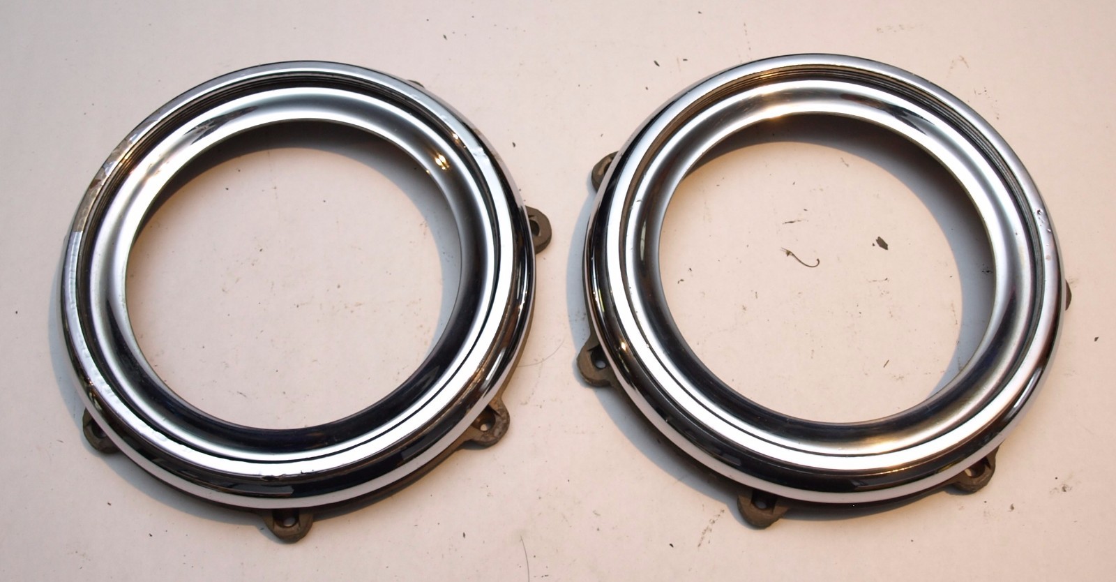 Pair of Ace Wheel Disk Centers Rolls Royce Bentley Alvis Lagonda etc.