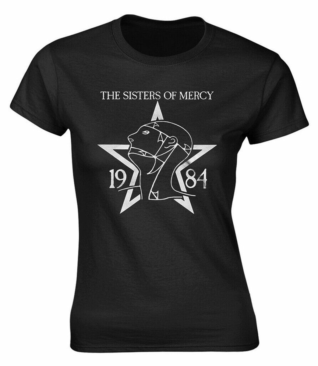 The Sisters Of Mercy 1984 Logo Ladies/Black/T Shir/ Classic/Tee