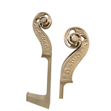 Musical instrument part Hand-made double bass neck 4/4,carving scroll