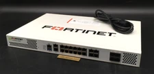 Fortinet Fortigate FG-200E UTM Firewall No License Working well Power Code used