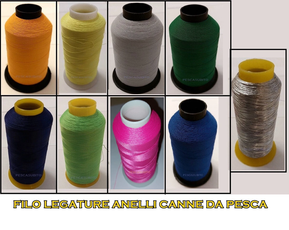 CUTICATE Filo da Pesca, Filo da Costruzione, Guida per Canna da Pesca Linea di Avvolgimento, Anello Guida per Asta Fissa La Linea di Chiusura - Nero