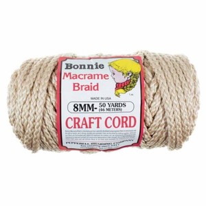 bonnie cord craft 8mm yrds crocheting knitting county usa diy