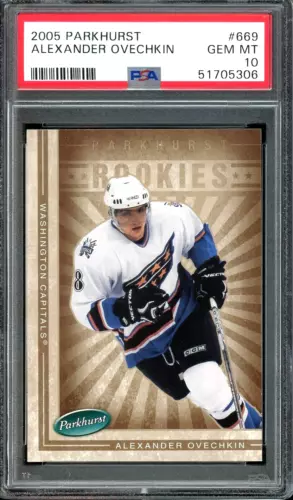 2005-06 Parkhurst Alexander Ovechkin Rookie Rc PSA 10 _2108