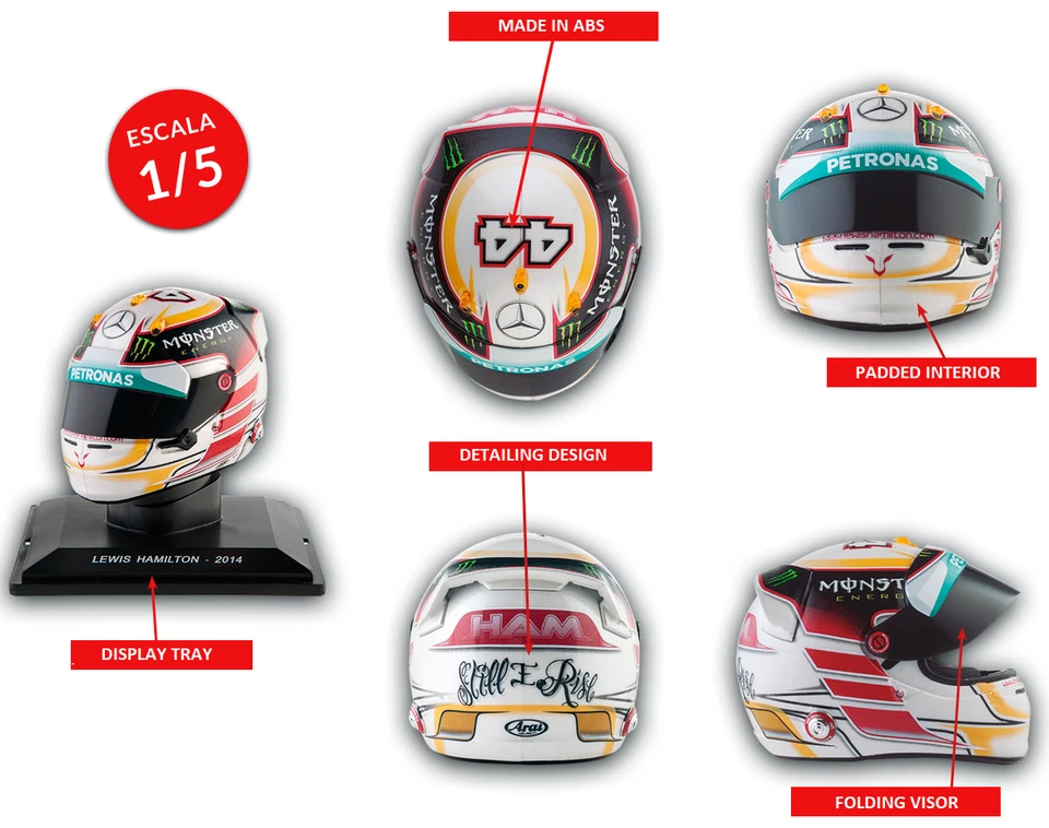 MAX VERSTAPPEN 2017 REDBULL FORMULA 1 MINI HELMET (SCALE 1:5) BRAND NEW - Image 3 of 4