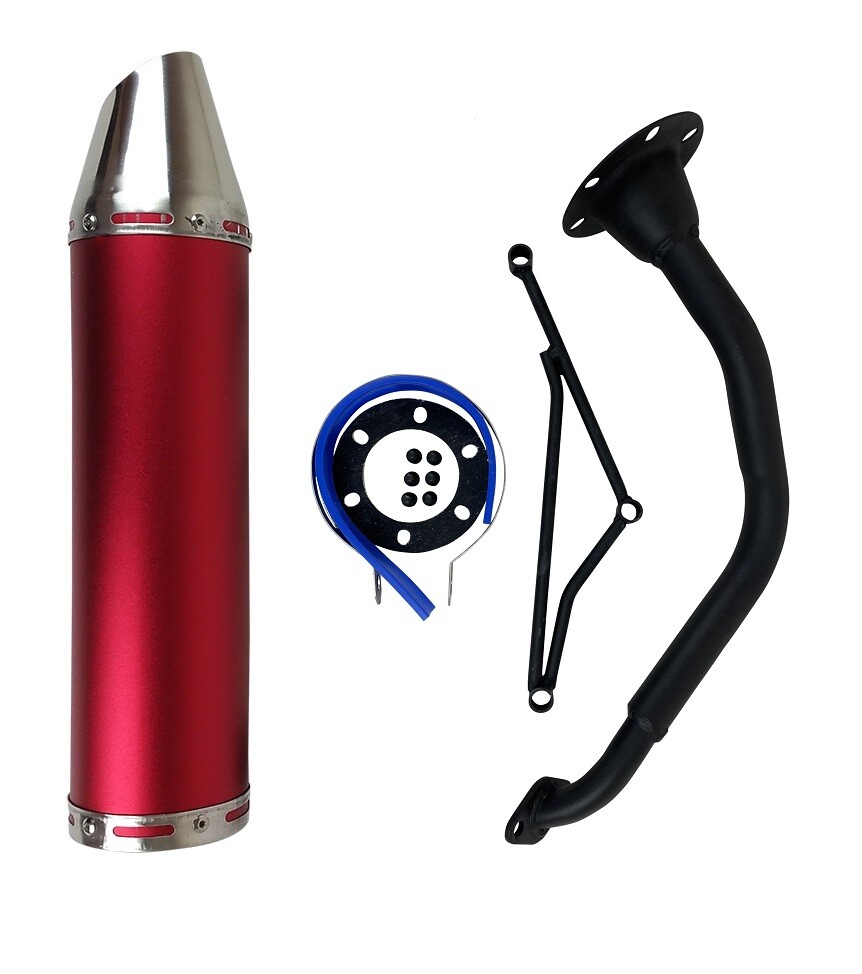 50cc 150cc High Performance Exhaust GY6 Scooter Moped TaoTao Kymco