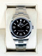 NEW 2025 Rolex Explorer 36mm 124270 Stainless Steel Black Dial