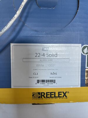 500' Spool ICE 22-4 Solid 22AWG 4 Conductor Solid Core 75 C