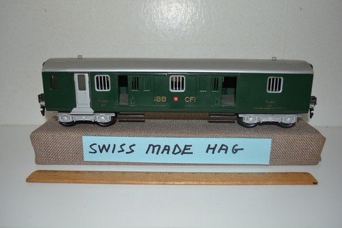 KOSTENLOSER VERSAND HAG Spur O Personenzug Schweizer Gepäck SBB Märklin kompatibel - Bild 5 von 22
