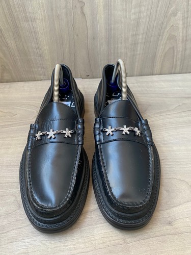 Jimmy Choo X Erick Haze poggy black patent leather loafers, czsual sz 39 US 8.5 - Picture 3 of 15
