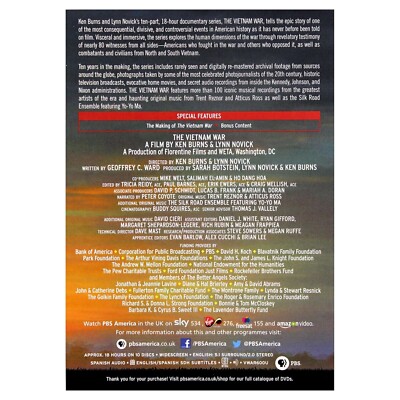 The Vietnam War: a Film by Ken Burns and Lynn Novick (DVD, 2017