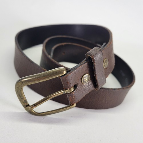 Cinturón de cuero Levis 36 Strauss & Co. Marrón envejecido 40599 - Imagen 5 de 12