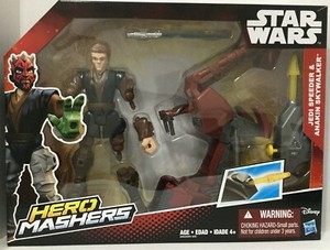 star wars hero mashers jedi speeder and anakin skywalker