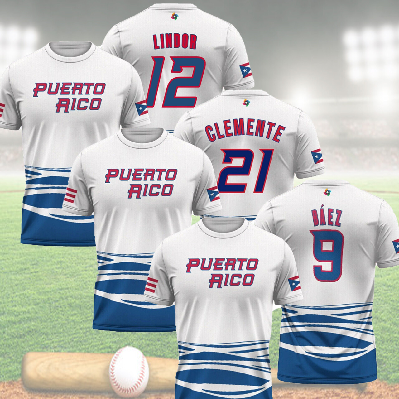 Puerto Rico 2023 World Baseball Champs Baseball T-Shirt Gift For True Fan  S-5Xl | Ebay