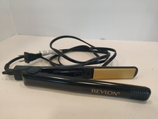 Revlon Ceramic Flat Iron Hair Straightener 1" Model RVST2008 Black Tested/Works