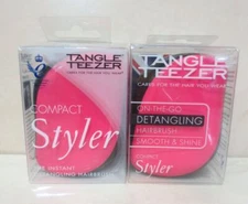 TANGLE TEEZER COMPACT STYLER + ON THE GO BRUSH DETANGLING HAIRBRUSH