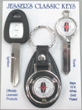 Original Keys LINCOLN CONTINENTAL 1996 Jewel Edition NOS '96 White Key Set