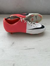 Nike Mercurial Vapor VIII FG White Red Carbon Football Cleats Soccer Boots US12