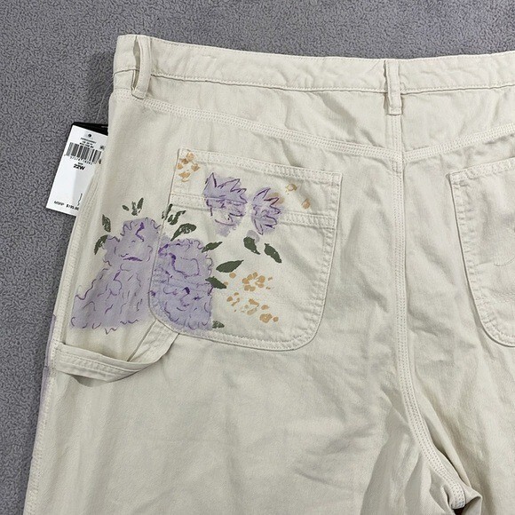 NEW Lauren Ralph Lauren Women's 22W Plus Size Floral Wide-Leg Jean Masca H700 thumbnail 9