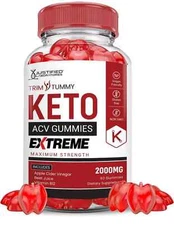 Trim Tummy Keto ACV Gummies Advanced Weight Loss (60 Gummies) EXP 5/4/2026