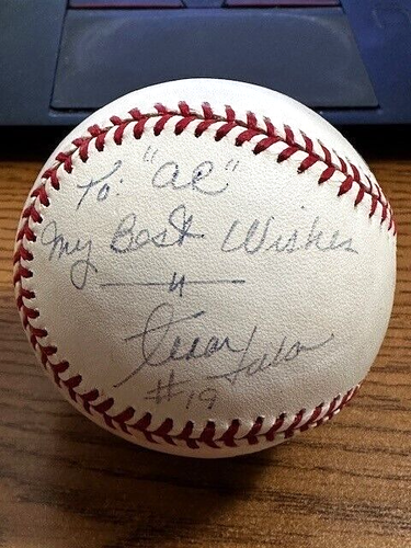 TERRY TATA SIGNED AUTOGRAPHED ONL BASEBALL! National League Umpire! | eBay