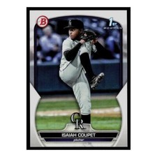 2023 Bowman Draft #BD-37 Isaiah Coupet Rookie Colorado Rockies Baseball Card