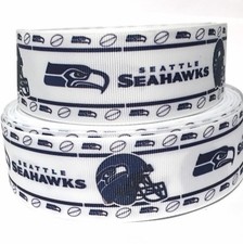 GROSGRAIN RIBBON 5/8", 7/8" ,1.5", 3" SPORTS FOOTBALL Fall PRINTED TEAM