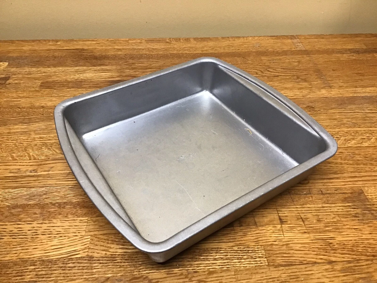 PAMPERED CHEF Aluminized Steel Metal Baking Pan 8X8 Square Brownie Baking  Pan