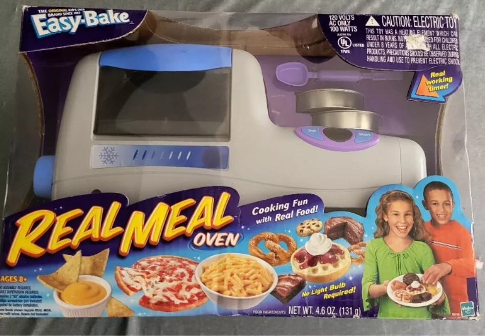 NIB/NEW EASY BAKE REAL MEAL OVEN CREATIVE BAKING TOY/3 EXTRA GOODIE MIXES  BUNDLE