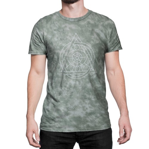 Men's T-Shirt with Unique Tie-Dye Graphic Design - Embrace Originality