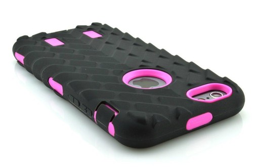 Shockproof Tyre Rubber Hybrid Heavy Duty Armor Case Cover For iPhone 7 8 6s Plus - Picture 2 of 24