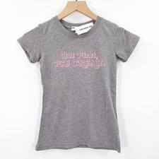 Sub Urban Riot But First Ice Cream Tee Size Youth Small Grey Pink