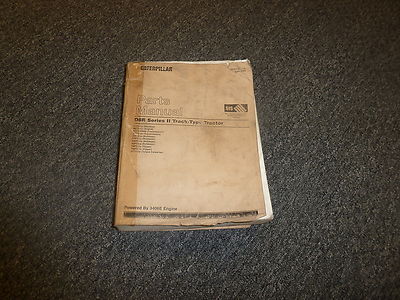 Caterpillar Cat D8R Series II Track-Type Tractor Crawler Parts Catalog Manual