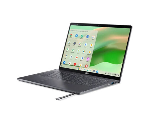 Acer NX.KLCAA.001 Touchscreen Chromebook Spin 714 14" i3-1315U 8G 128GB SSD Iron - Picture 2 of 7