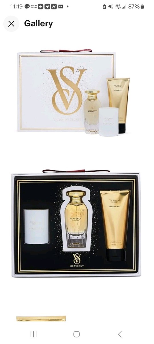 Victoria's Secret Heavenly 3 Piece Luxe Fragrance Gift Set | eBay