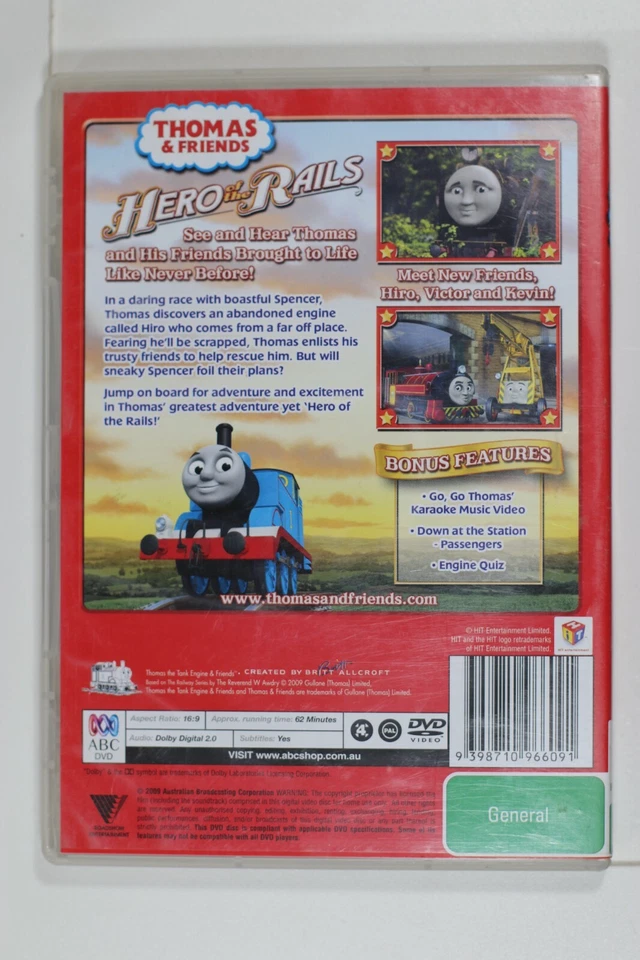 Thomas & Friends - 8 Movies Bulk Lot - Region 4 - Preowned - Sent Tracking (D19) - Image 3 of 4