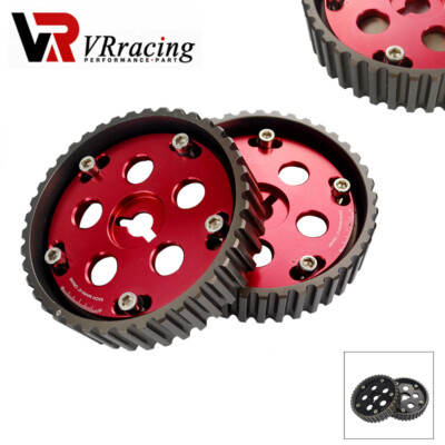 Adjustable cam gears for Suzuki Swift GTI G13B cam pulley 2pcs RED