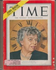 April 7, 1952 TIME Magazine Eleanor Roosevelt