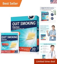 30 Count Step 3 7mg Quit Patches - Discreet Transdermal Aid for Smoker's Relief