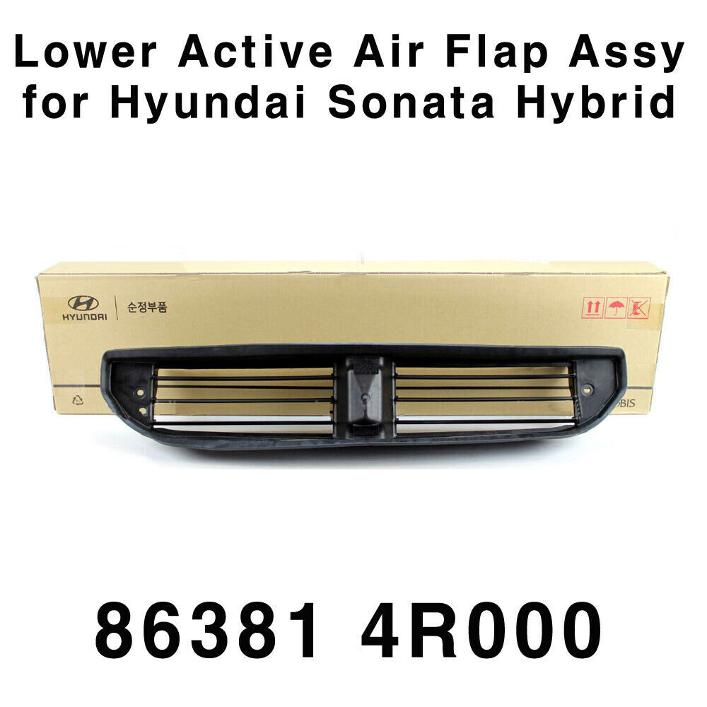 スライドエッジ Active Air Shutter Lower Flap Duct 863814R000 Sonata Hybrid 11-15