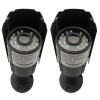 2x 1300tvl 8mm Night Vision Metal Ir Outdoor Indoor Cctv Security Ir-cut Camera 2x 1300tvl 8mm Night Vision Metal Ir Outdoor Indoor Cctv Security Ir-cut Camera