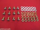 FORD FALCON FRONT AND REAR BUMPER BAR BOLT KIT NO OVERRIDERS SUIT XR XT ZA ZB