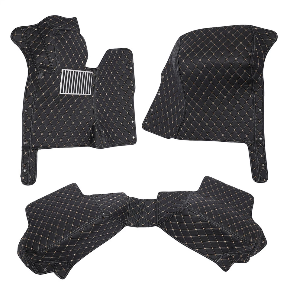 Diamond Car Floor Mats Fit for Dodge Charger/Challenger 2011-2019 Car Front+Rear Foto 2 de 4